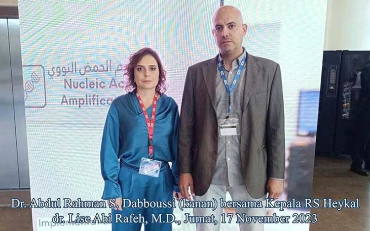 Ketua PPWI bidang Hubungan Internasional, Dr. Abdul Rahman Salem Dabboussi saat Hadiri Konferensi Medis RS Haykel Lebanon