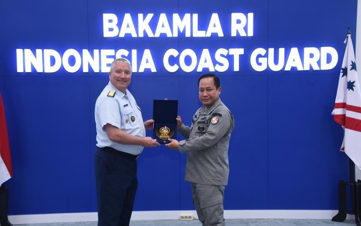 Bakamla RI saat Terima Kunjungan US Coast Guard Bahas Hibah Drone