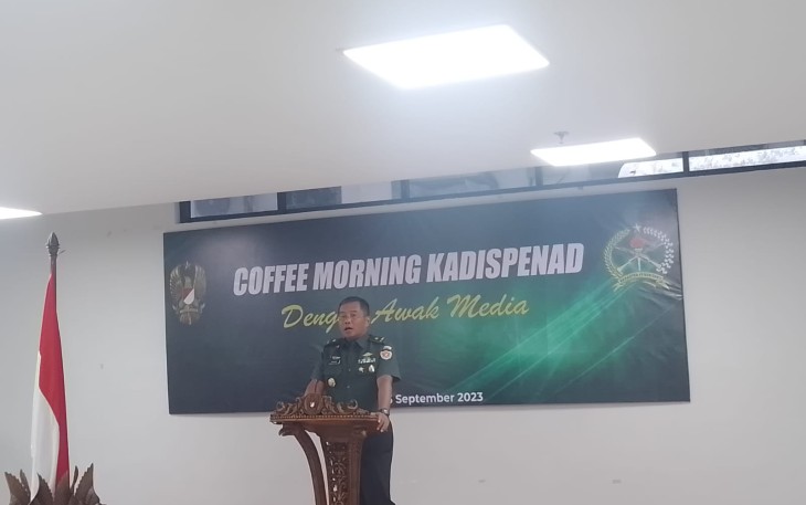 Kepala Dinas Penerangan TNI Angkatan Darat (Kadispenad) Brigadir Jenderal TNI Hamim Tohari 