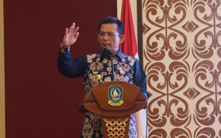 Gubernur Ansar saat Jadi Keynote Speaker di Seminar Nasional Uniba 