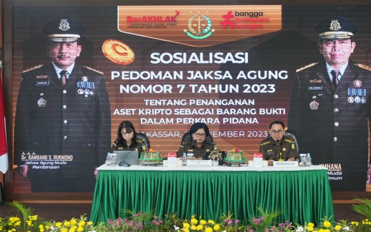Kajati Sulsel dan Jajaran saat Ikuti Kegiatan Projek Perubahan Sosialisasi Pedoman Jaksa Agung Nomor 7 Tahun 2023