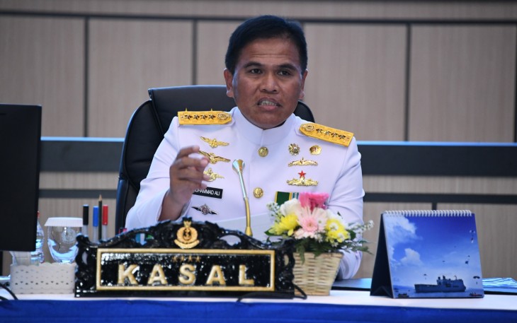Kepala Staf Angkatan Laut (Kasal) Laksamana TNI Dr Muhammad Ali 