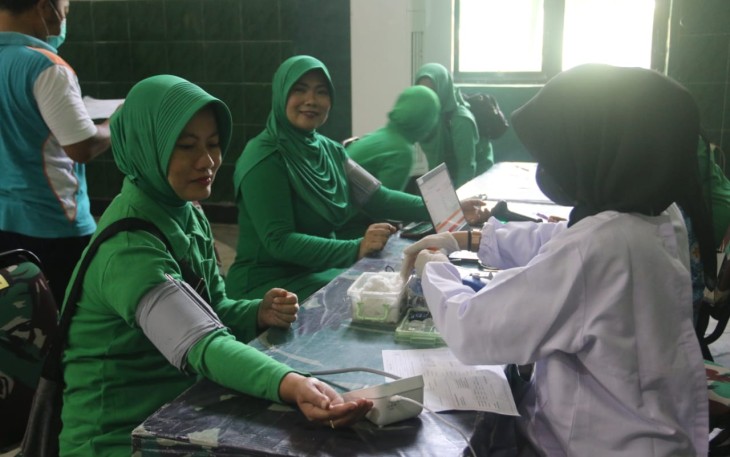 Persit Kodim Madiun Gelar Donor Darah