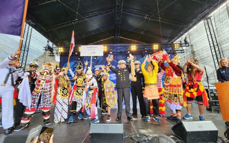 KRI Bima Suci pada Event Tall Ship Race 2023