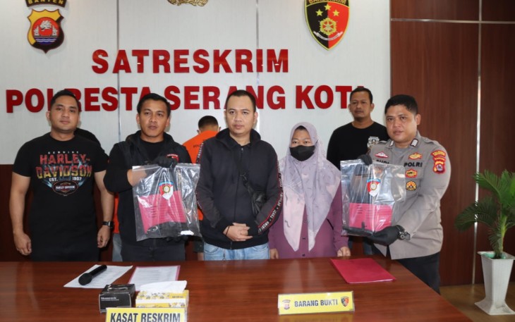 Konferensi Pers Polresta Serang Kota