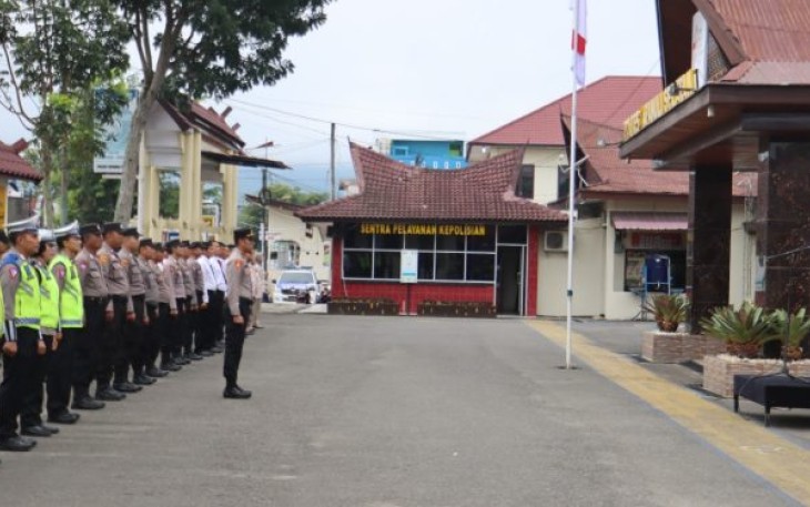 Waka Polres, Kompol Rahman Takdir Harahap, SH, pimpin Upacara peringati Hari Pahlawan ke-78, Jumat (10/11/2023) pagi