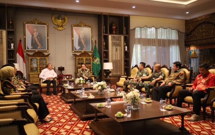 Dandim 0418/Palembang Hadiri Launching 11 Tim Tanggap CSIRT Kabupaten dan Kota 7 Perguruan Tinggi