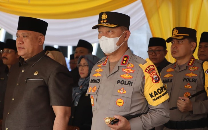 Kapolda Bengkulu Irjen Pol Drs Armed Wijaya, MH Hadiri Peringatan Hari Bela Negara ke-75 tahun 2023 