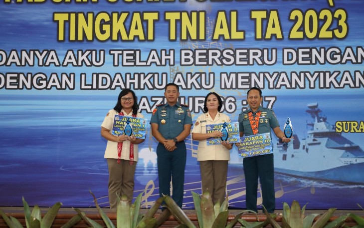 Tim Pesparawi Lantamal V Raih Juara Harapan III