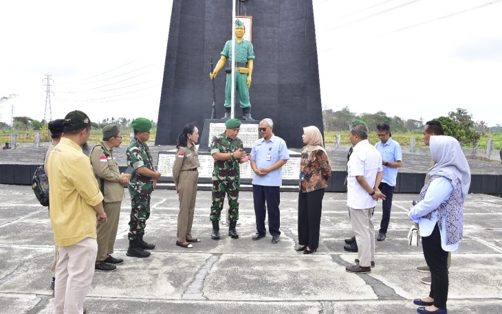 Gubernur Akademi Militer Resmikan Monumen Perjuangan Taruna Plataran