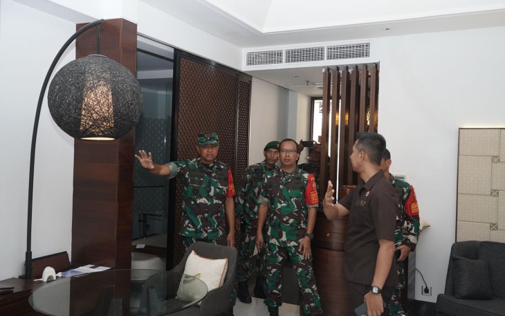 Pengecekan di Hotel Sofitel Bali Nusa Dua Beach Resort, pada Minggu (8/10/2023).