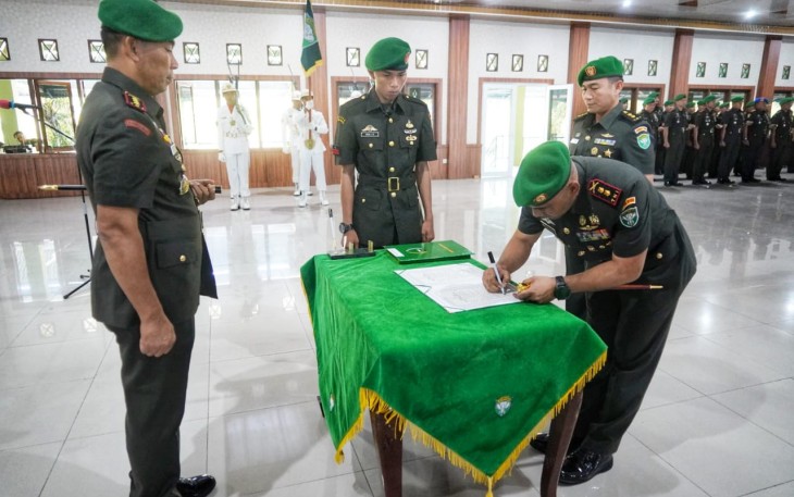 Prosesi Sertijab Dandim Aceh Singkil