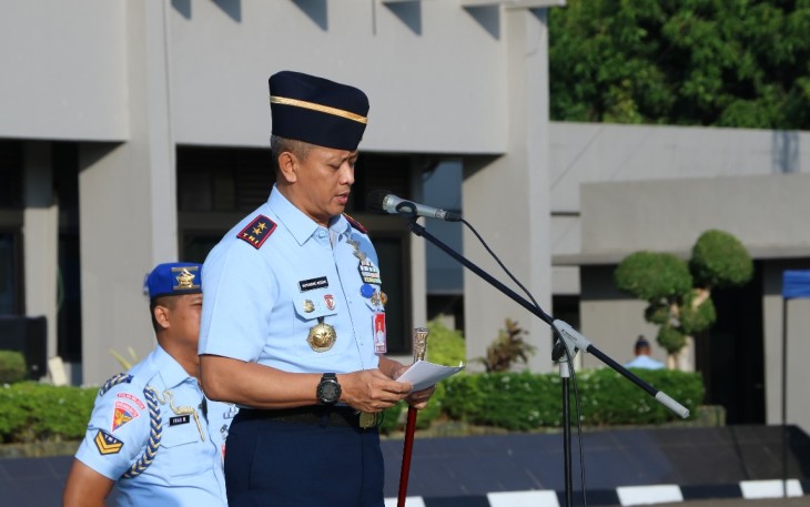 Panglima Koops Udara I Marsda TNI Mohammad Nurdin, pimpin upacara Peringatan Hari Bela Negara ke-75 Tahun 2023 