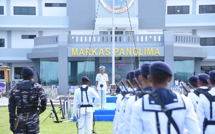 Koarmada III Gelar Upacara Peringatan Hari Armada RI Tahun 2023
