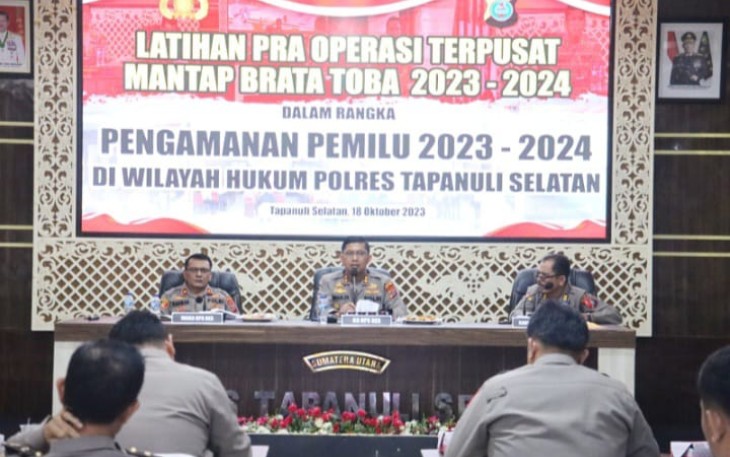 Kapolres Tapanuli Selatan (Tapsel), AKBP Imam Zamroni, SIK, MH, menyampaikan kepada segenap jajarannya, untuk menggalang sinergi antar instansi pemerintahan dan media massa jelang Pemilu 2024