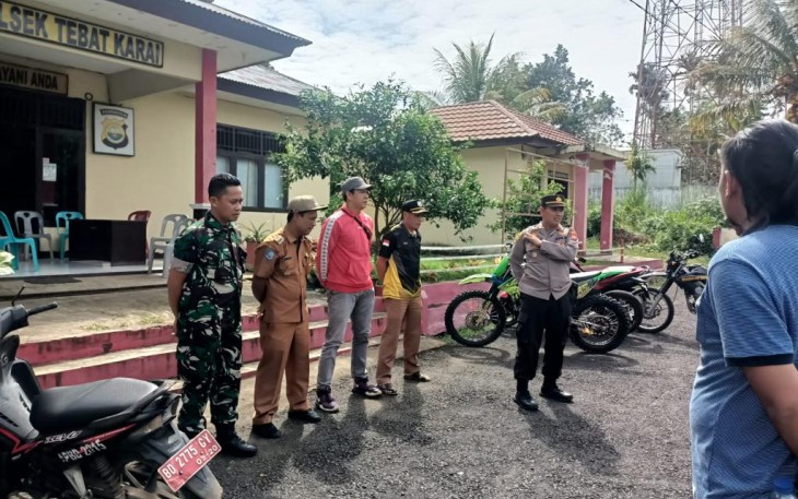  Forkopimcam Tebat Karai saat Gelar Kegiatan Patroli