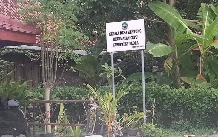 Desa Kentong kecamatan Cepu