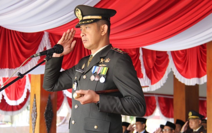 Dandim 0806/Trenggalek Memimpin Upacara Hari Pahlawan 2023 di Kabupaten Trenggalek