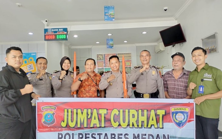 Binmas Polrestabes Medan Gelar Jumat Curhat 