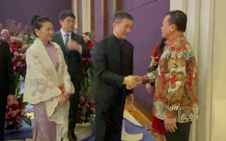 Prof. Rokhmin saat Hadiri peringatan HUT-74 RRT, di Hotel Raffles Jakarta.
