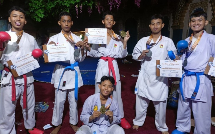 Yayasan Hang Tuah Cabang Surabaya Berhasil Raih 46 Medali pada International Karate Championship Piala Rektor UNESA 2023