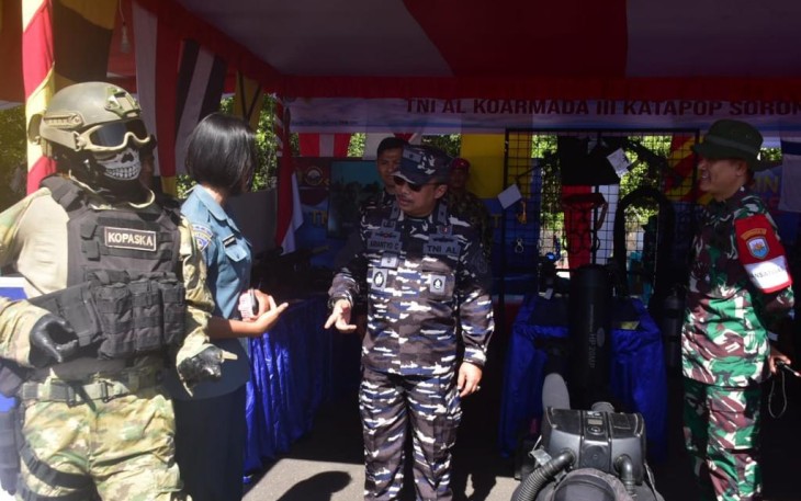 TNI AL Gelar Bakti Kesehatan dan Stand Pameran bagi Masyarakat Tidore
