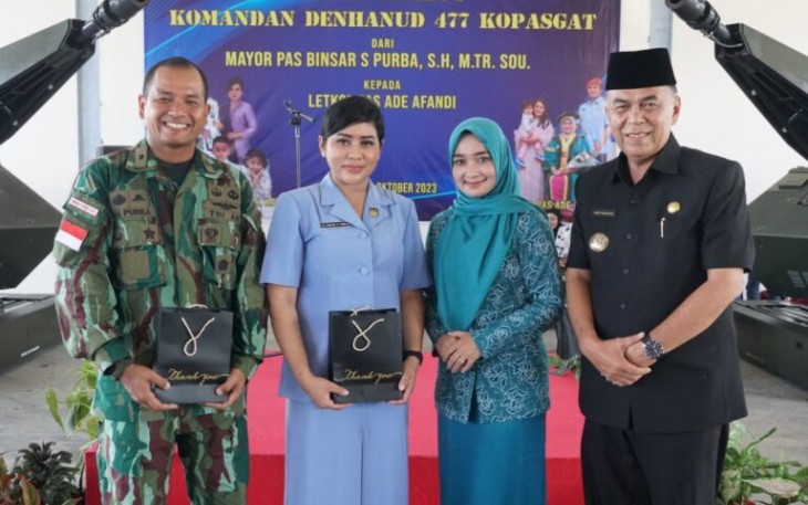 upati Natuna Hadiri Pisah Sambut Komandan Denhanud 477 Kopasgat 