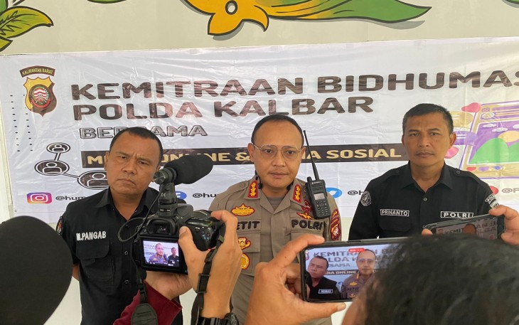 Kabid Humas Polda Kalbar Kombes Pol R Petit Wijaya, S.I.K M.M