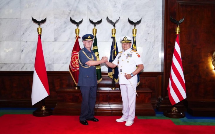 Panglima TNI saat Bertemu Panglima Angkatan Bersenjata Selandia Baru