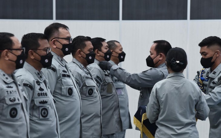 Pengukuhan dan Sertijab Pimpinan Tinggi Bakamla RI