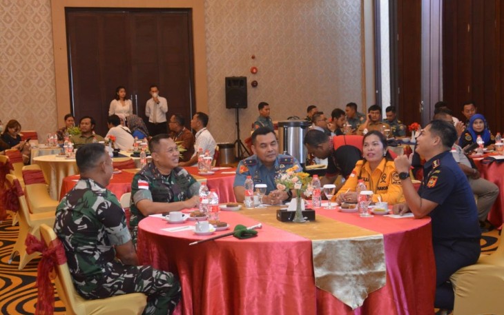 Danrem 174 Merauke Brigjen TNI Agus Widodo saat Hadiri Coffee Morning