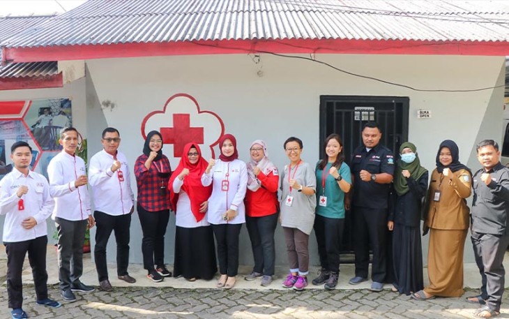 PMI Bintan saat  Terima Kunjungan PMI Pusat dan Hongkong