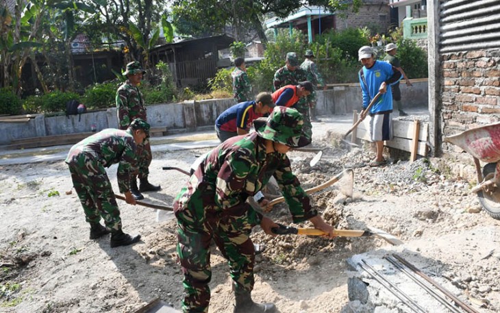 Kodim 0802/Ponorogo Lakukan Baksos dan Kerja Bakti Rutin di Tempat Ibadah