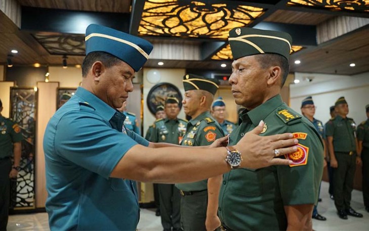 Serah Terima Jabatan Paban I/Jakrenstra Srenum TNI