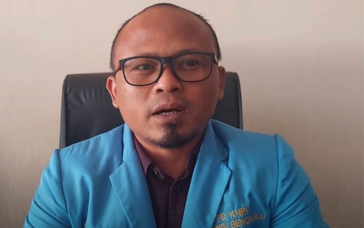 Wibowo Susilo/Sekretaris DPD Komite Nasional Pemuda Indonesia (KNPI) Provinsi Bengkulu