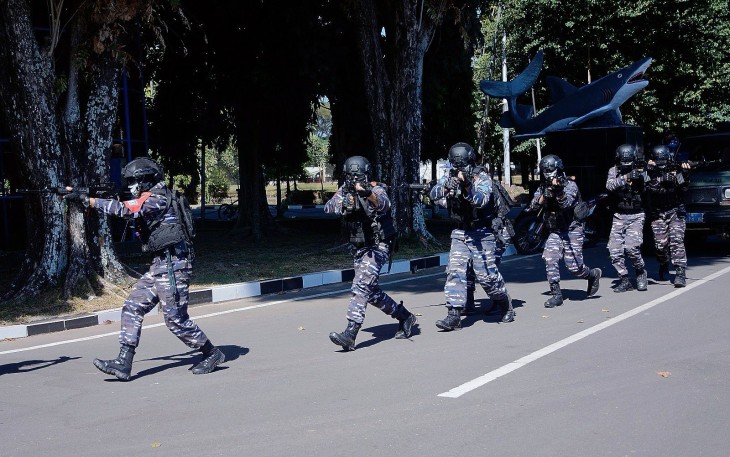 Lantamal VI Laksanakan Peran PHH dan Sabotase Anti Teror