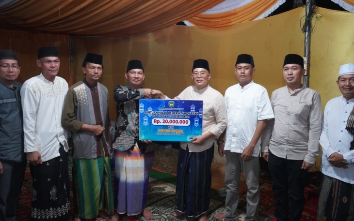 Bupati Gusnan Mulyadi Lakukan Safari Ramadan di Masjid Taqwa Desa Lubuk Tapi