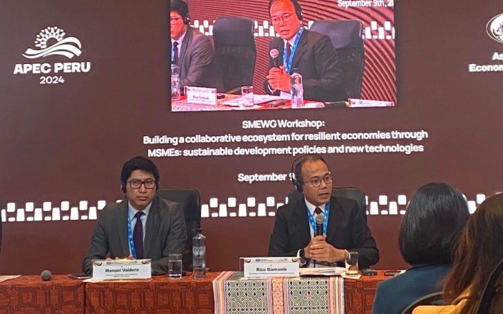 KemenKopUKM Promosi Inovasi dan Teknologi RPB pada Forum APEC di Peru