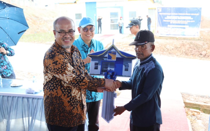BP Batam Serahkan Rumah Baru Tanjung Banun