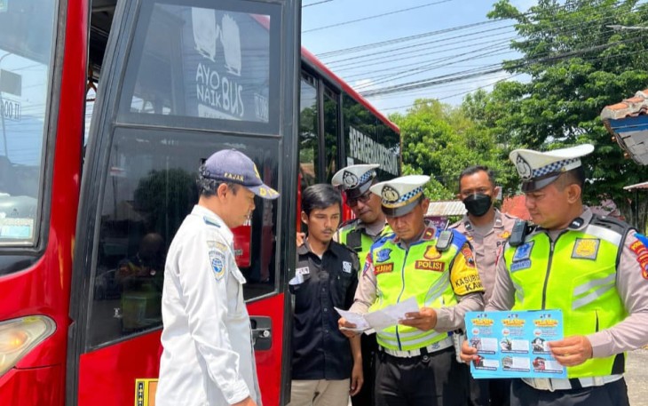 Sat Lantas Polres Semarang Gelar Ramp Check