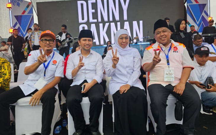 PKS Jatim Hadiri Kampanye Akbar Khofifah-Emil di Jember, Kang Irwan: Komitmen Menangkan Khofifah-Emil