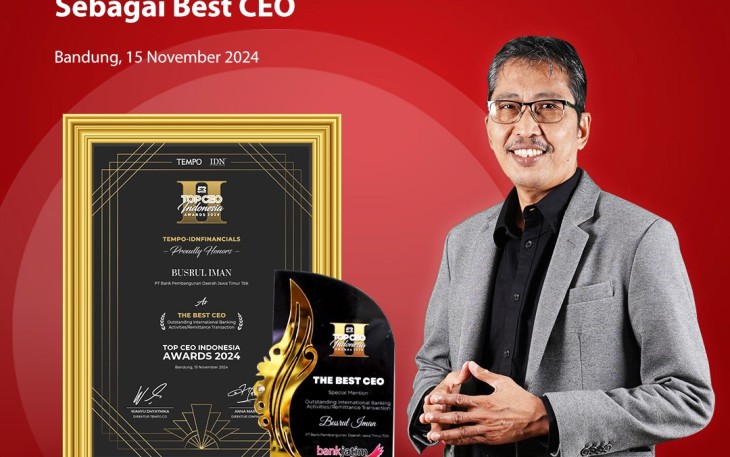 Busrul Iman Dianugerahi Best CEO