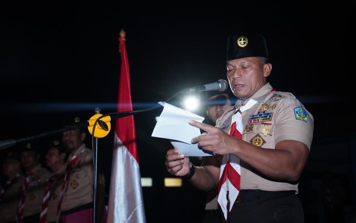 Waaster Panglima TNI Resmi Tutup Kursus Pembina Pramuka Mahir Tingkat Lanjutan Trisaka TNI Tahun 2024