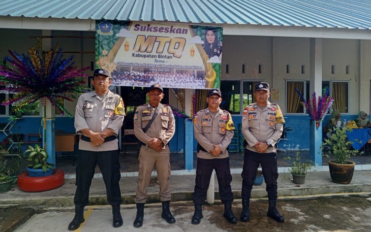 Polres Bintan Lakukan Pengamanan MTQH Ke-13 Tingkat Kabupaten Bintan Tahun 2024