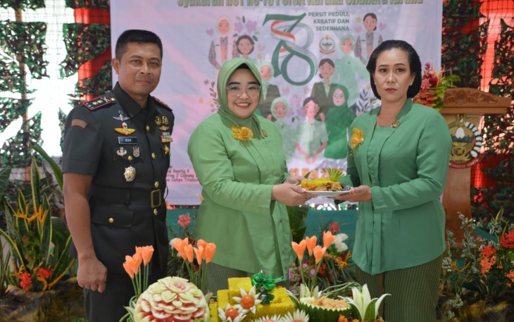 Kodim 1710/Mimika Rayakan HUT Ke-78 Persit Kartika Chandra Kirana Tahun 2024