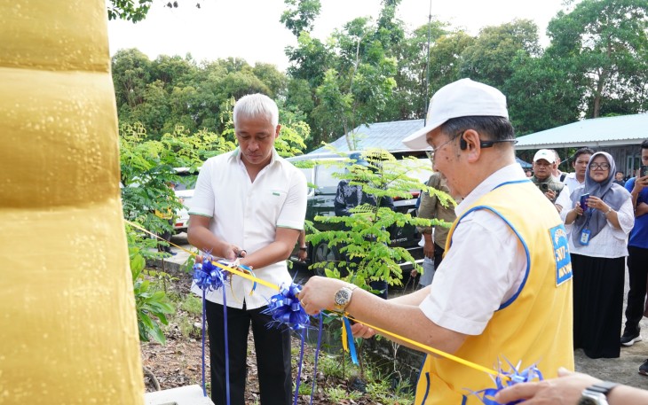 Badan Pengusahaan Batam (BP Batam) melalui Badan Usaha Sistem Pengelolaan Air Minum (BU SPAM) dengan Lions Club Indonesia berkolaborasi menghijaukan kawasan Waduk Sei Ladi yang ditandai dengan peresmian tugu Lions We Serve pada Rabu (24/4/2024) di Gerbang Masuk Waduk Sei Ladi
