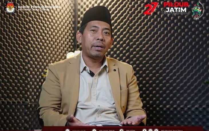 Komisioner Divisi Perencanaan dan Logistik KPU Jatim Miftahul Rozaq