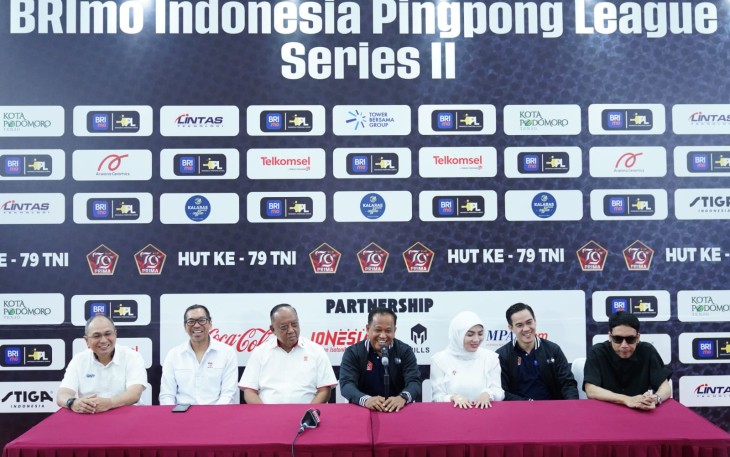 Irjen TNI Hadiri Welcoming Ceremony BRImo Indonesia Pingpong League Seri 2 Season 1
