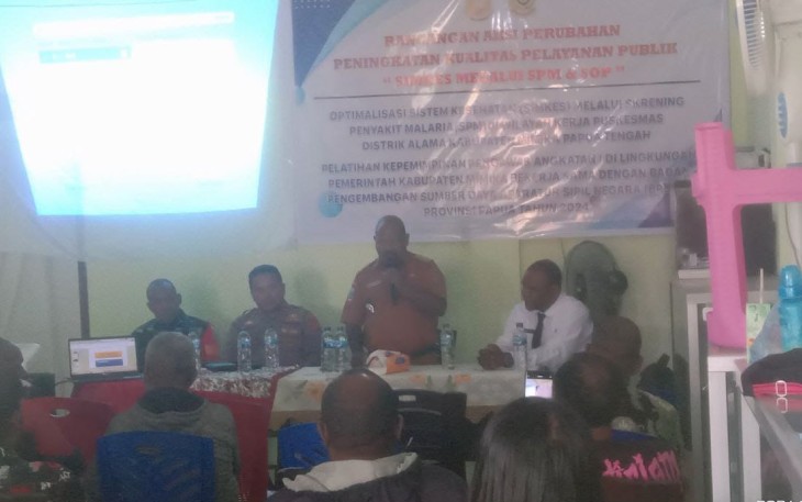 Babinsa Koramil 1710-05/Jila Hadiri Sosialisasi SOP Penyakit Malaria