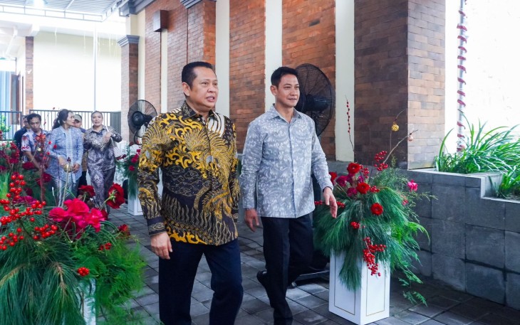 Anggota Komisi III DPR RI sekaligus Wakil Ketua Umum Partai Golkar Bambang Soesatyo Kunjungi Bali